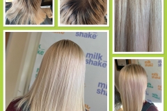 Full-head-of-Baby-Lights-Back-wash-toner.-Milkshake-Colour-Tec