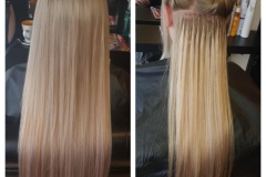 Hair extensions (blonde) by Jenny