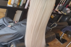 U-Tip-Hair-Extensions-by-Jenny-22/24 inch.After, sleek and full. Creating the perfect blend of blondes.